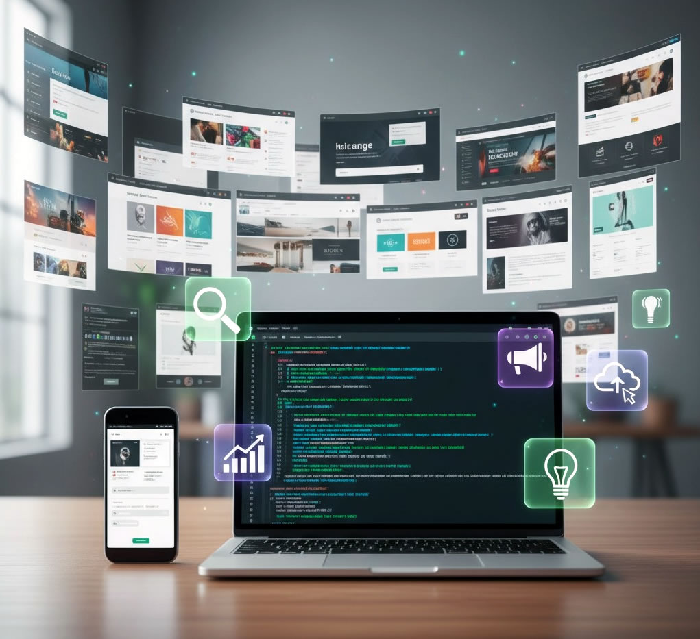  Desenvolvimento de website